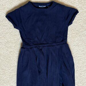 Ralph Lauren navy knit dress